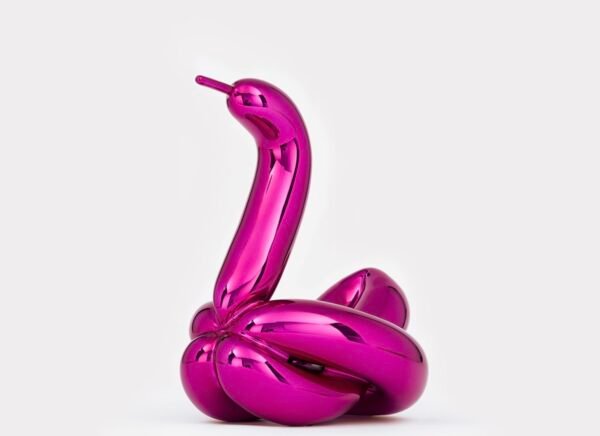 Jeff Koons - Balloon Swan (Magenta)